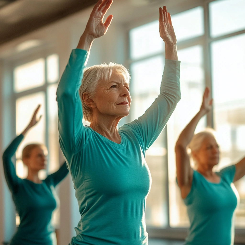 Заняття з легкої фізичної активності для пенсіонерів