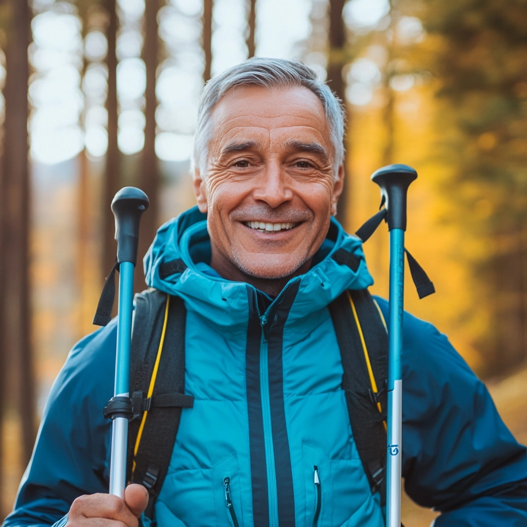 Віктор Коваленко, 72 роки, учасник програми 'Скандинавська ходьба'